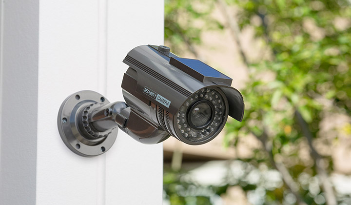 防滴ダミーカメラ充電SUN NS-DS0721 | 日本セキュリティー機器販売