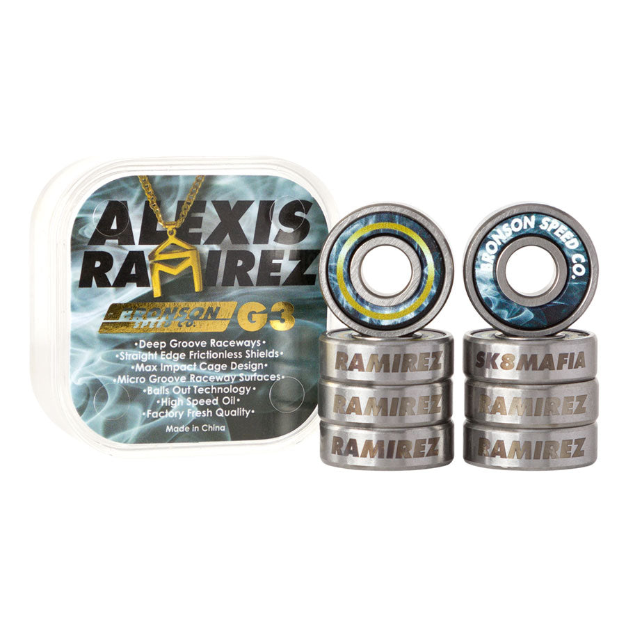 Alexis Ramirez Pro G3 Skateboard Bearings | Bronson Speed Co.