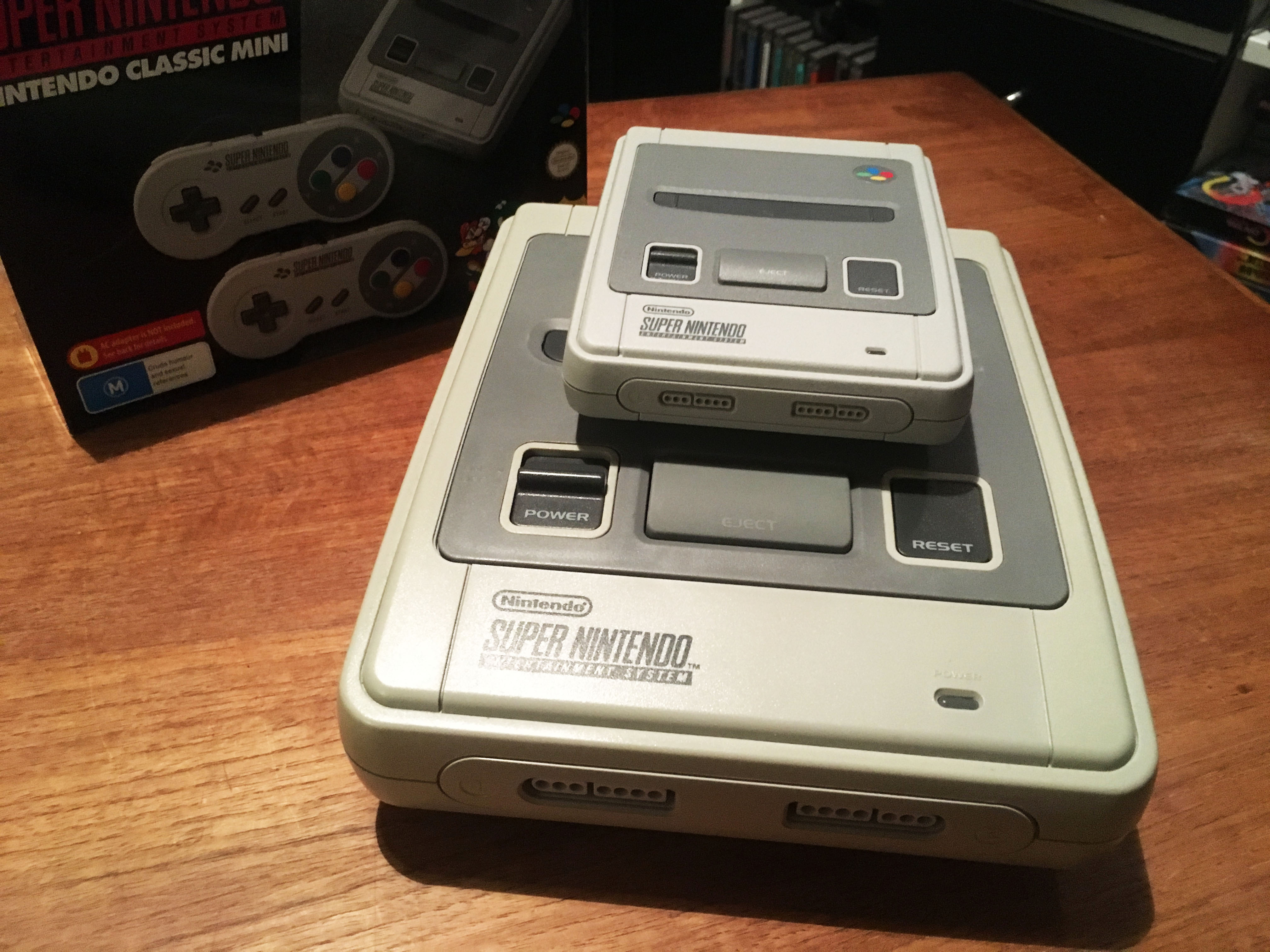 Complete Nintendo Classic Mini collection – with the original