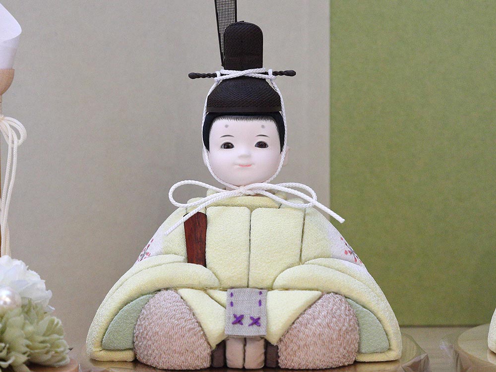 ひな人形】(人形の大二朗) 縫 nui 親王平飾 21-K40P 刺繍(頭 れい