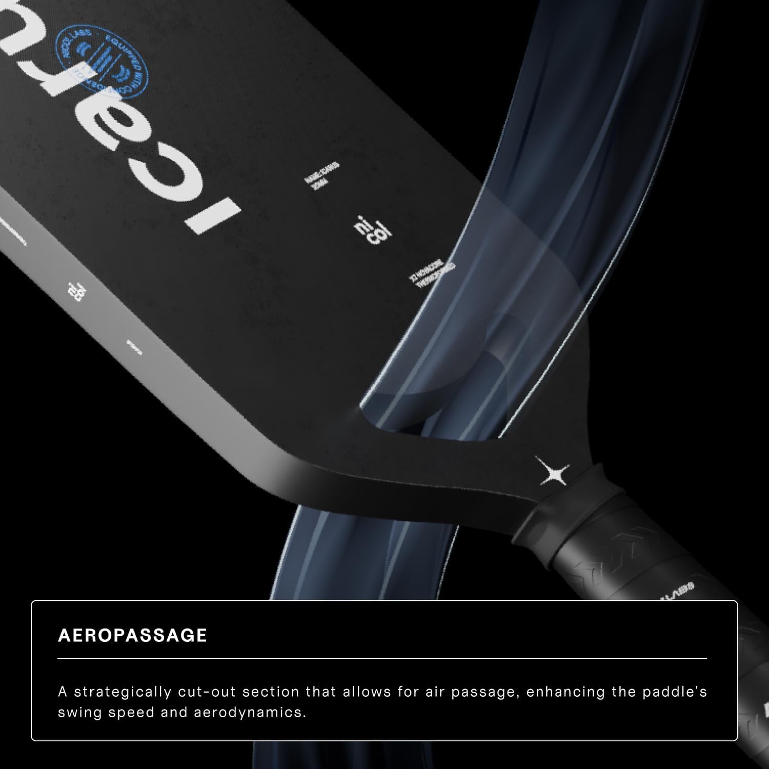 2024 Nicol Pickleball Icarus Control Paddle: Florek Carbon Fiber