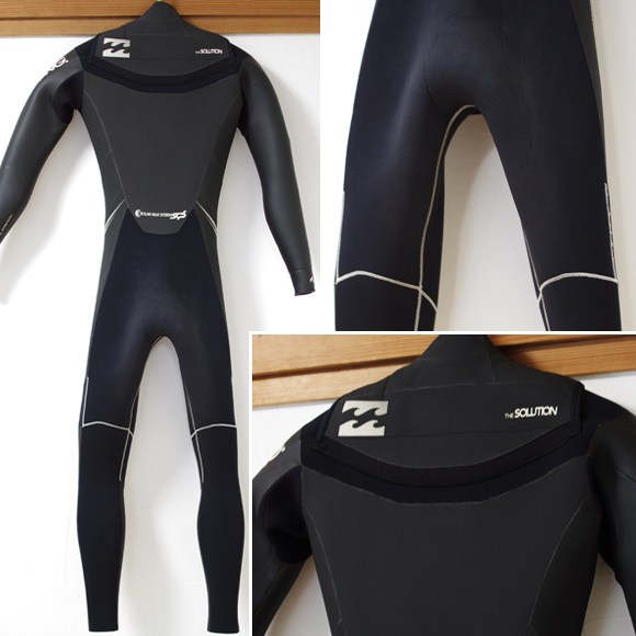 BILLABONG The Solution 中古ウェットスーツ 高品質 5/3mm セミドライ
