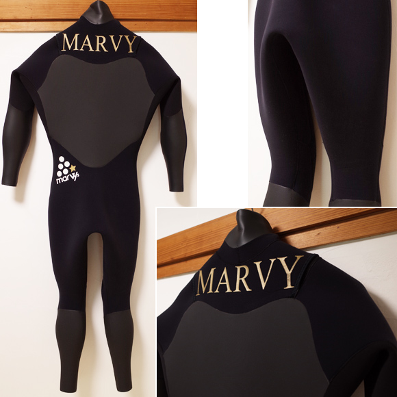 MARVY SURF MATERIALS 中古ウェットスーツ セミドライ 5/3mm メンズ