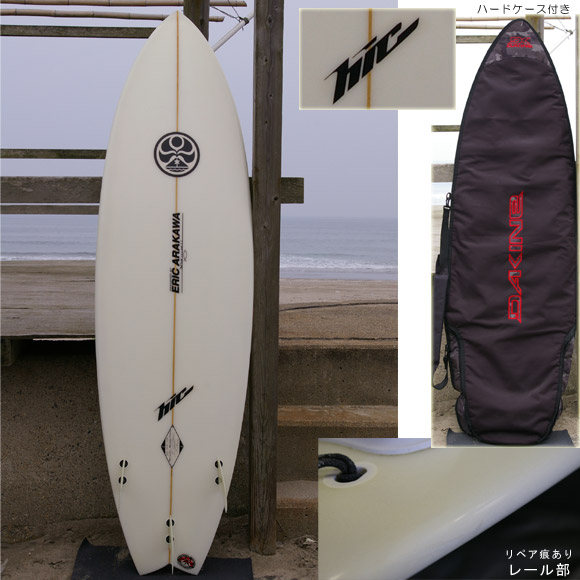 HIC正規品 エリック・アラカワ SUPER SKATE XL 中古ショートボード6`3
