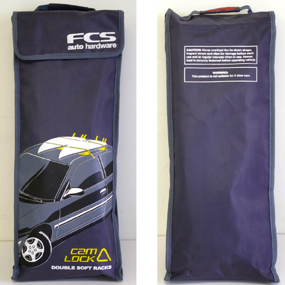 FCS サーフボード用ダブルソフトラック 中古サーフキャリア (No