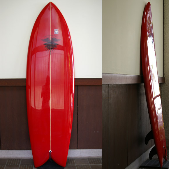 GODDESS ゴッデス FISH クワッド 中古ショートボード 6`0 (No.9629439