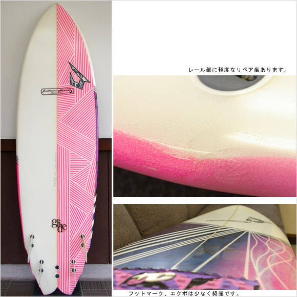 JUSTICE glide 5Fin 中古ショートボード 6`4 (No.9629584) | 中古