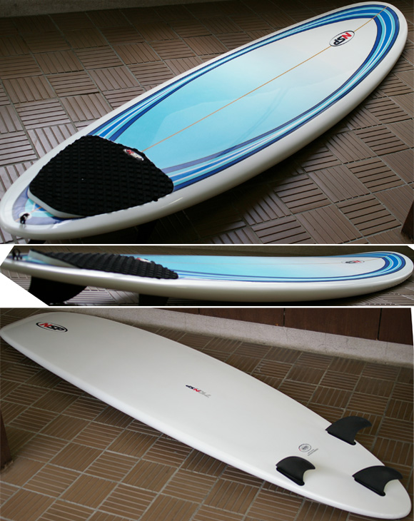 初心者向け！ NSP エポキシ 中古ファンボード 7`10 (No.9629641