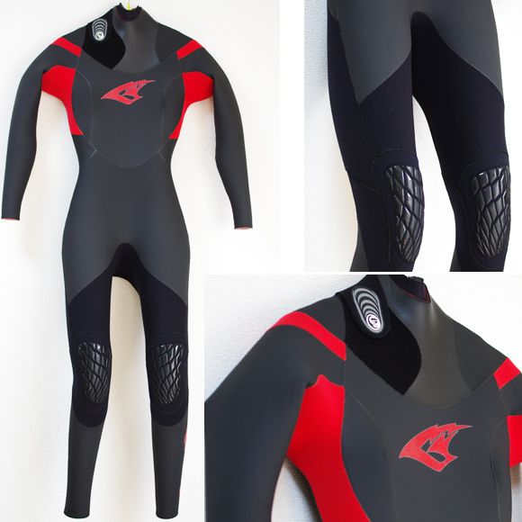 GENE 中古ウェットスーツ 5/3mm セミドライ Barrier Zip (No.9629892