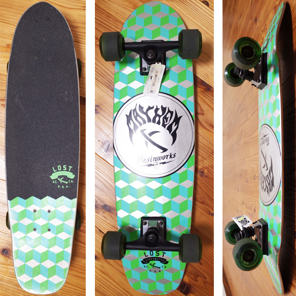 LOST SURFSKATES ロストサーフスケート QUBERT 32″ SS 610 中古