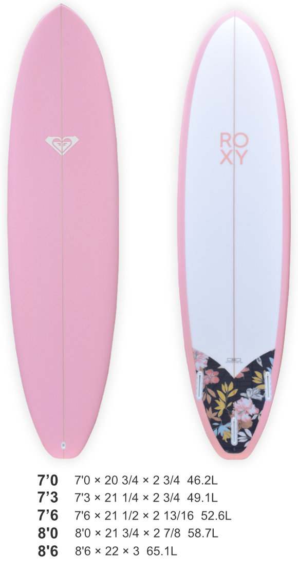 ROXY ロキシーサーフボード MINIMAL 7'0 / 7'3 / 7'6 / 8'0 / 8'6