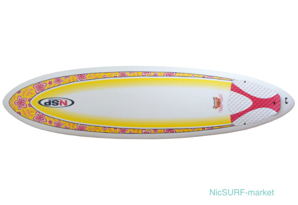 NSPサーフボード 初心者にオススメ 中古ファンボード 6`8 EPOXY ボード