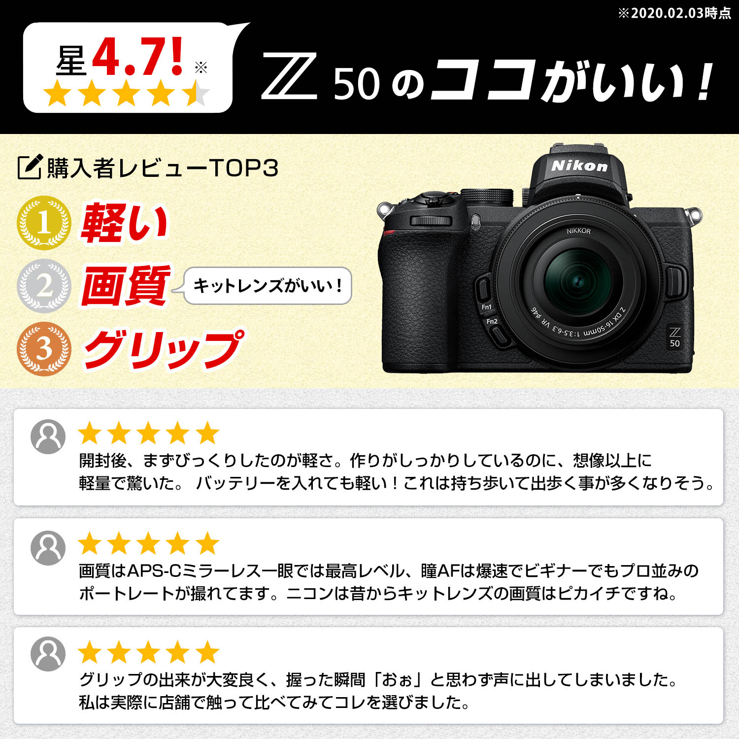 Z50 ダブルズームキット - 公式通販 | ミラーレスカメラ | NikonDirect