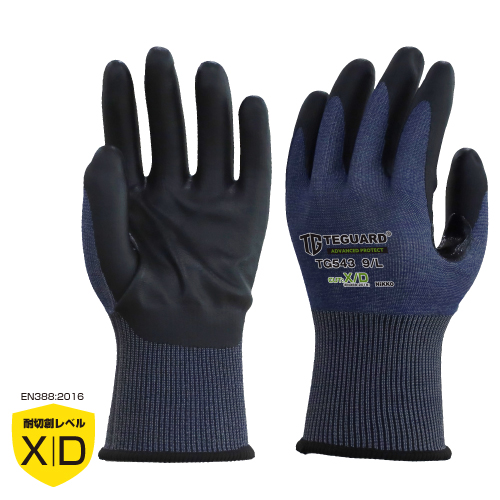 耐切創ニトリルコーティング手袋 TEGUARD TG543｜製品情報｜日光物産