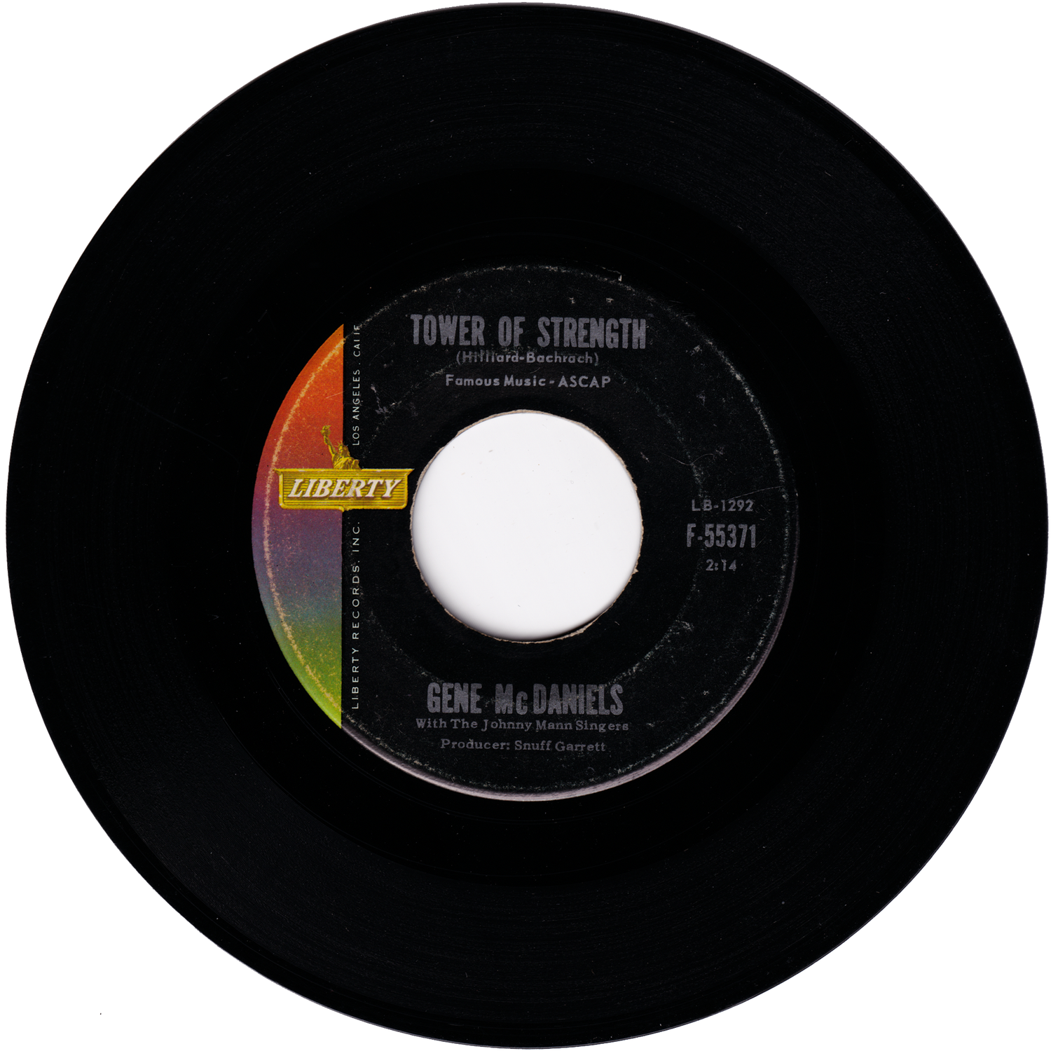 Gene McDaniels - Tower Of Strength / The Secret – NIGHT BEAT RECORDS