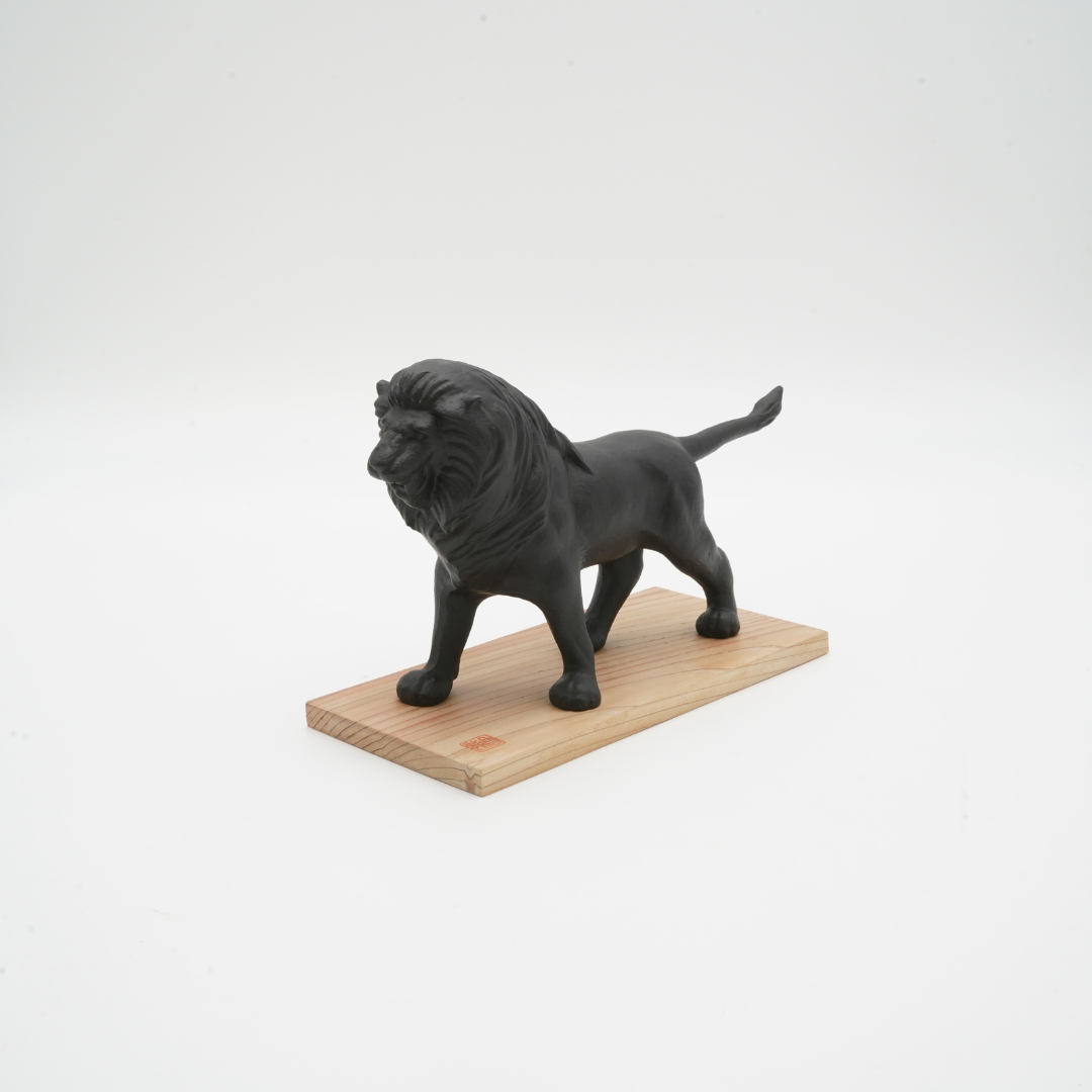 高岡銅器 OMOSHI Bookend Section「ライオン」 | ギフトショップ Nihon