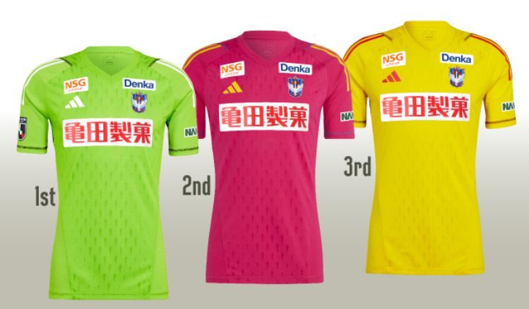 サッカーJ1・アルビレックス新潟］これが来季の勝負服！カッコイイ