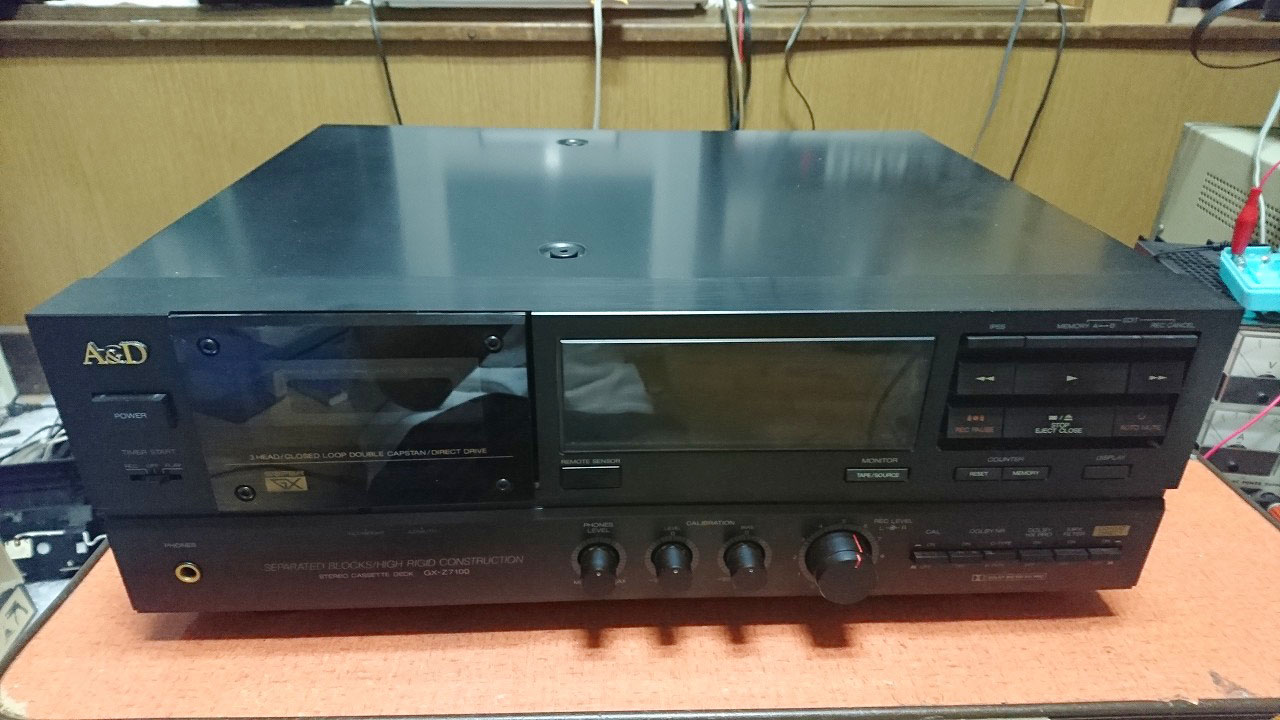 A&D GX-Z7100 の修理（機械系オーバーホール） | スーパーカセッターズ