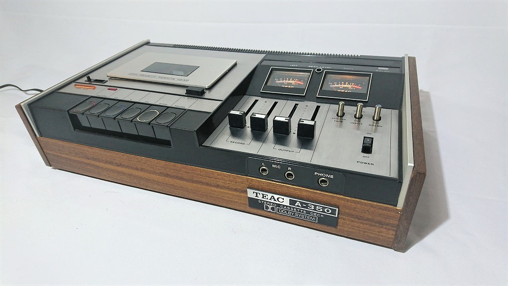 昭和47年生まれのカセットデッキの音がこちら。◇TEAC A-350