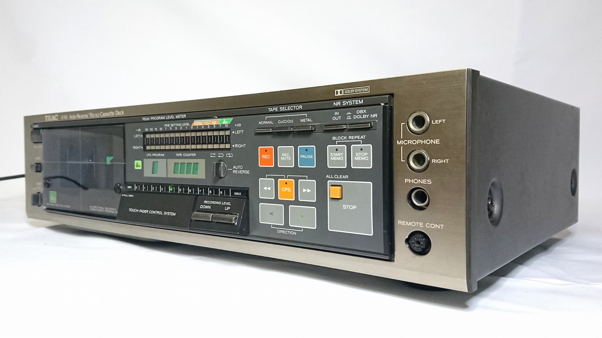 TEAC V-R1◇反転時間0.4秒。電光石火オートリバース。 | スーパー