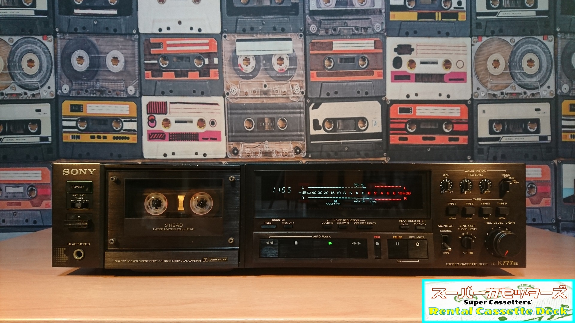 SONY TC-K777ES｜カセットデッキのレンタル―2週間から利用可能