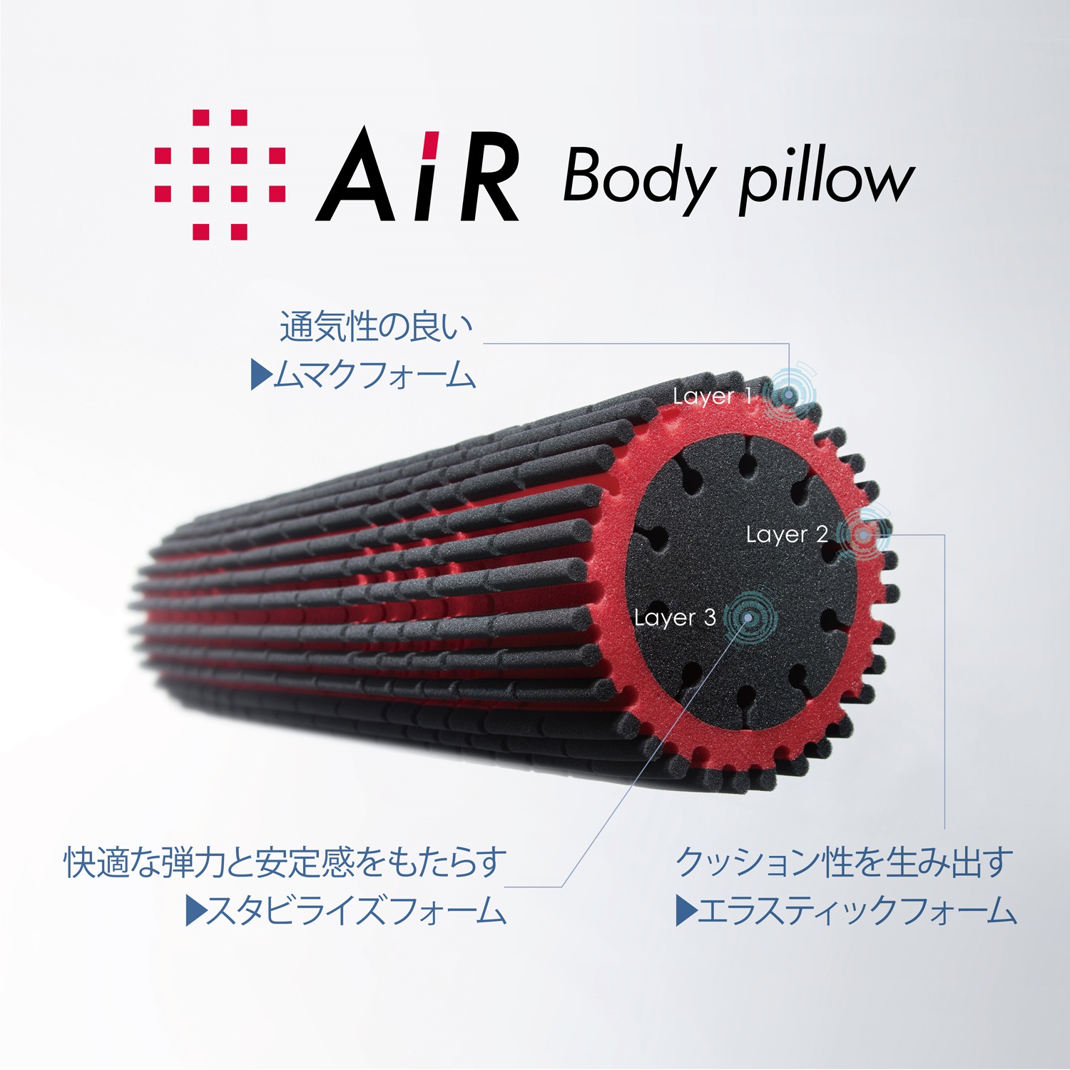 エアー］ ボディピローL&H | nishikawaショップ｜ 布団・枕・寝具の