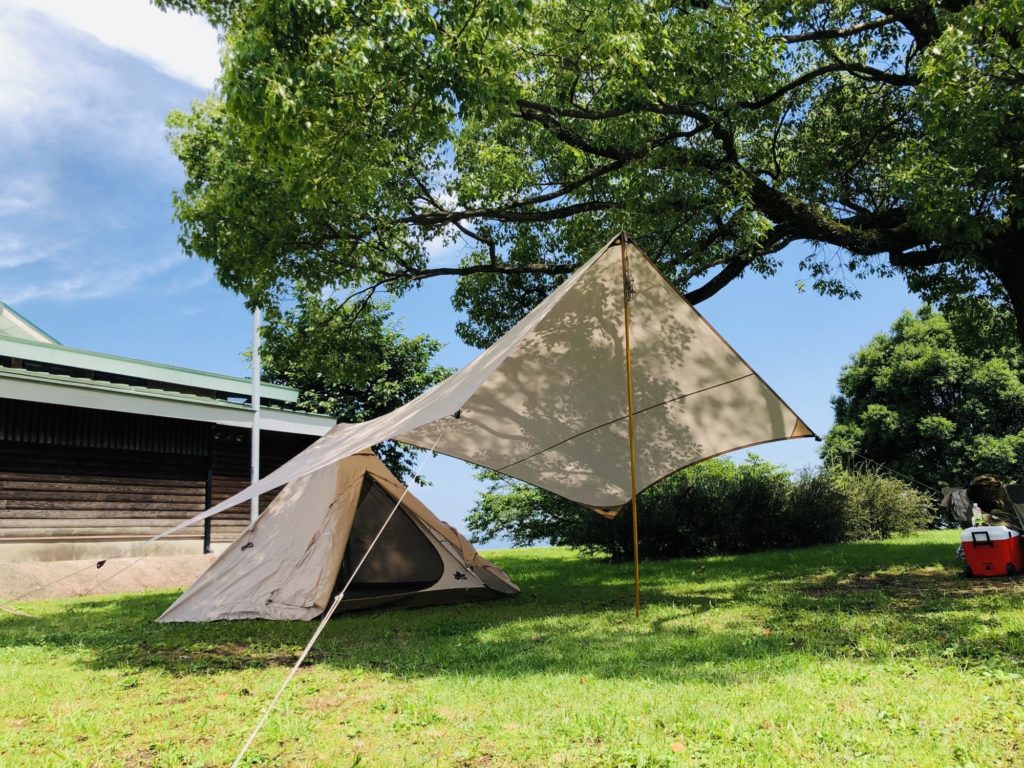 ロゴス】Trad tepeeタープ350の設営と収納方法とコツまとめ。 | のんきゃん