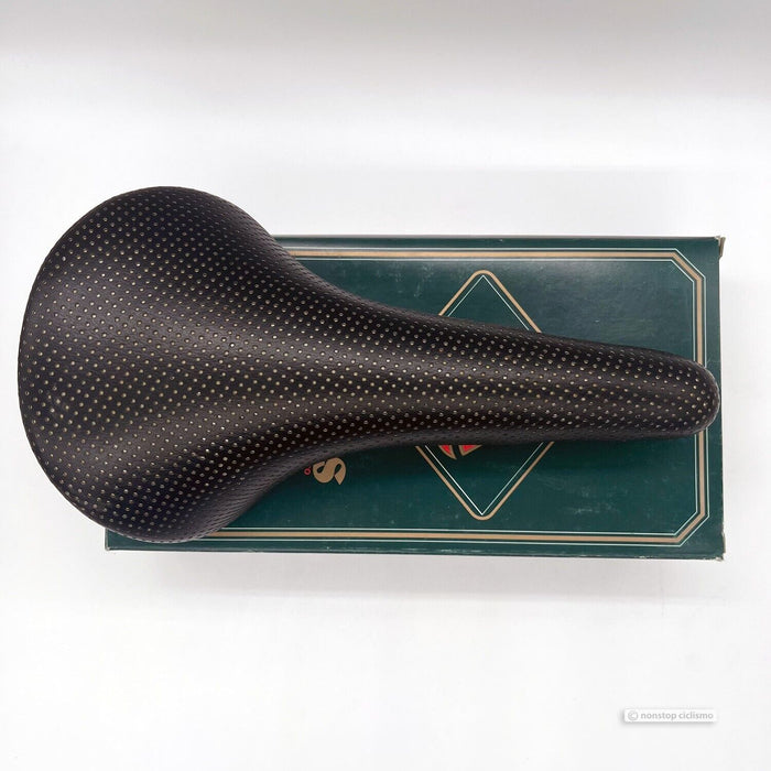 NOS Vintage Selle San Marco ROLLS Saddle : STEEL RAIL PERFORATED