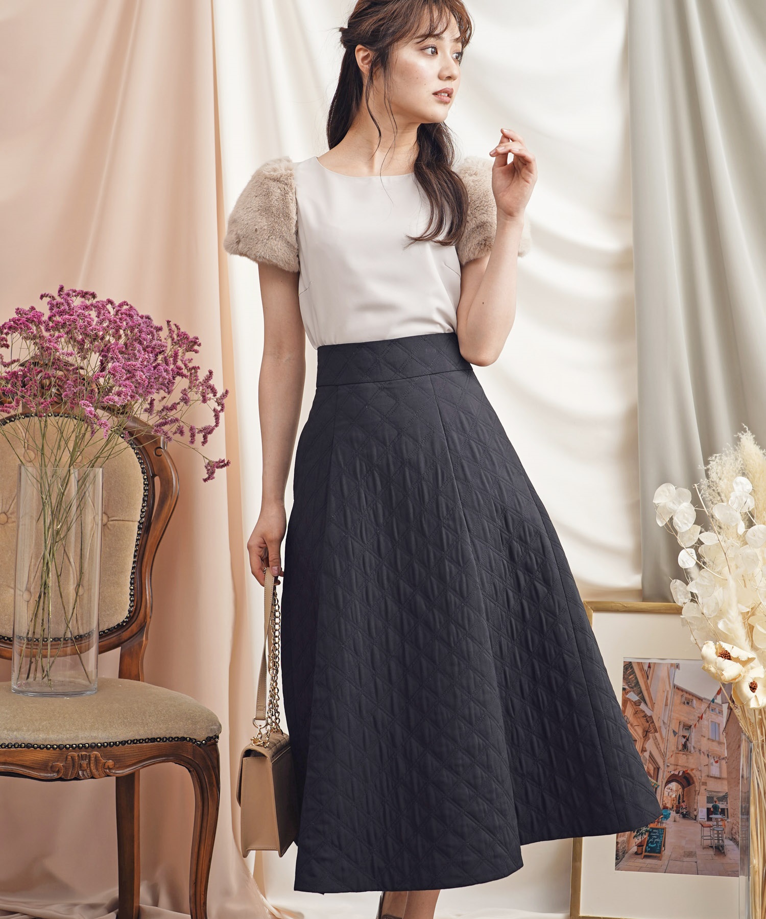 キルティングスカート | フレアスカート | NOELA OFFICIAL WEB STORE