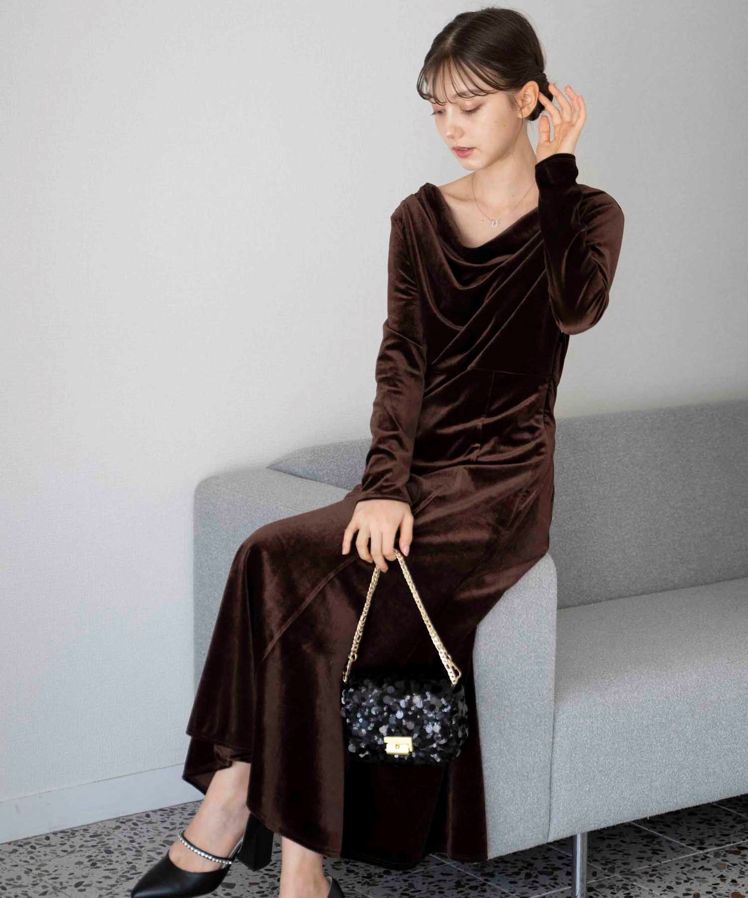 ドレープベロアワンピ | ロングワンピース | NOELA OFFICIAL WEB STORE