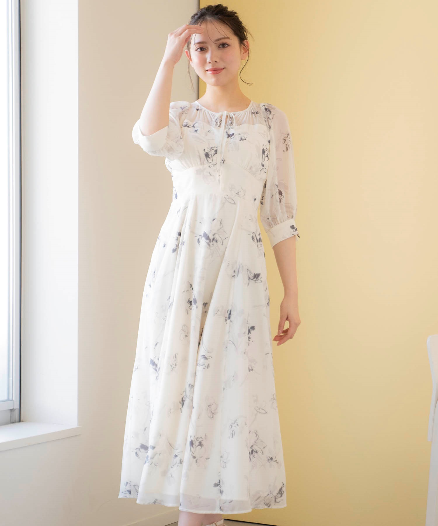 15周年】ビスチェデザイン花柄ワンピ | ロングワンピース | NOELA