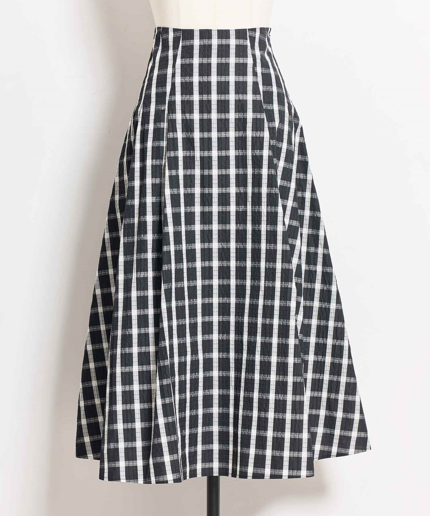 ドビーチェック柄スカート | フレアスカート | NOELA OFFICIAL WEB STORE