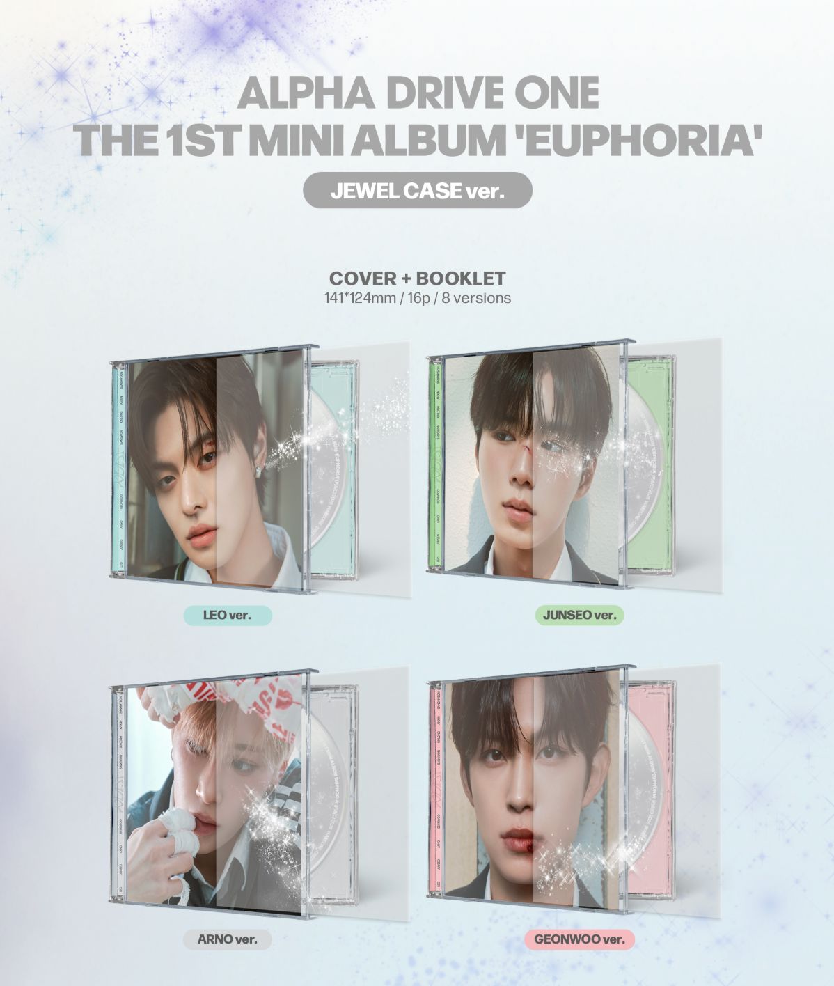 ALPHA DRIVE ONE - EUPHORIA (JEWEL CASE VER.) + Musicplant Special Fan