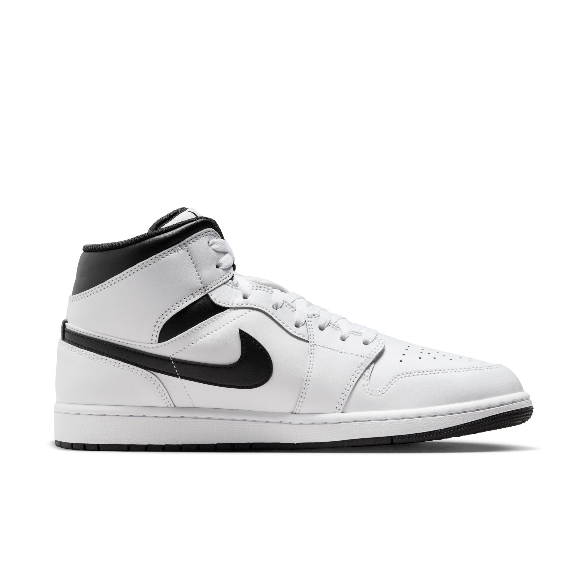 Jordan - Men - Air Jordan 1 Mid - White/Black – Nohble