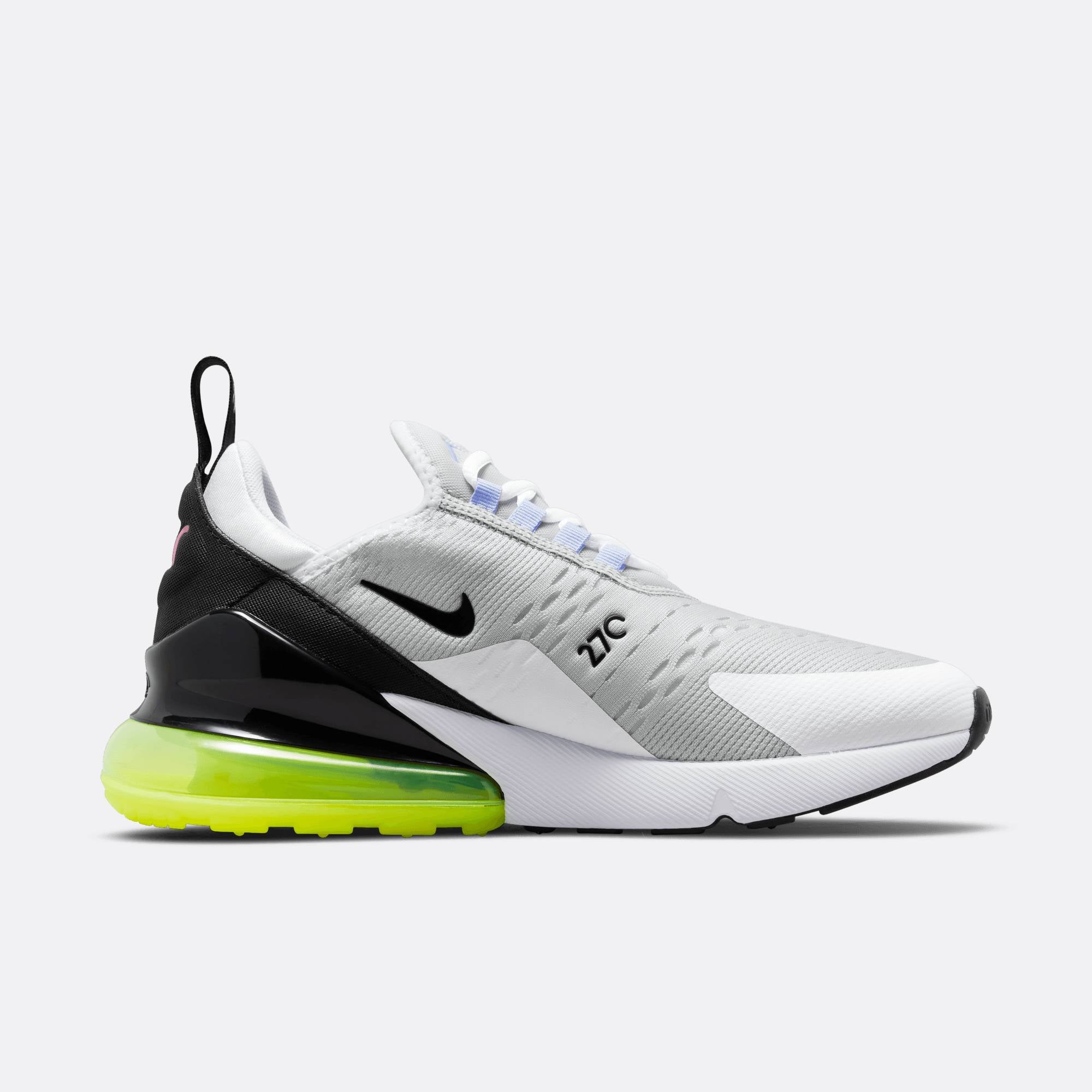 Nike - Women - Air Max 270 - Pure Platinum/Black/Volt – Nohble