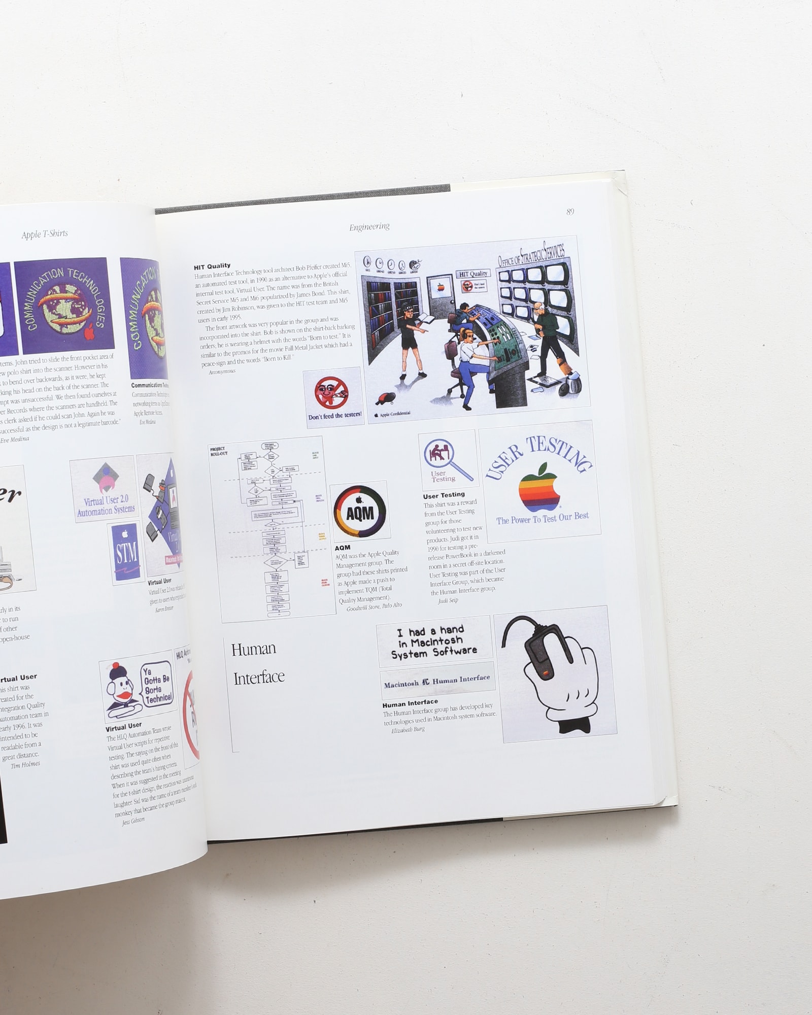 Apple T-Shirts: A Yearbook of History at Apple Computer | nostos