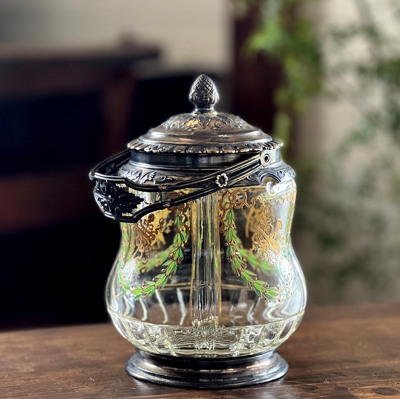 オールド・バカラ 1900年頃 金彩 ロココ調 鉢 ボウル ゴールド 茶道具