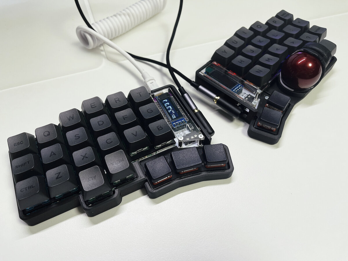 Keyball44に3Dプリントケースを導入しました – no theme.