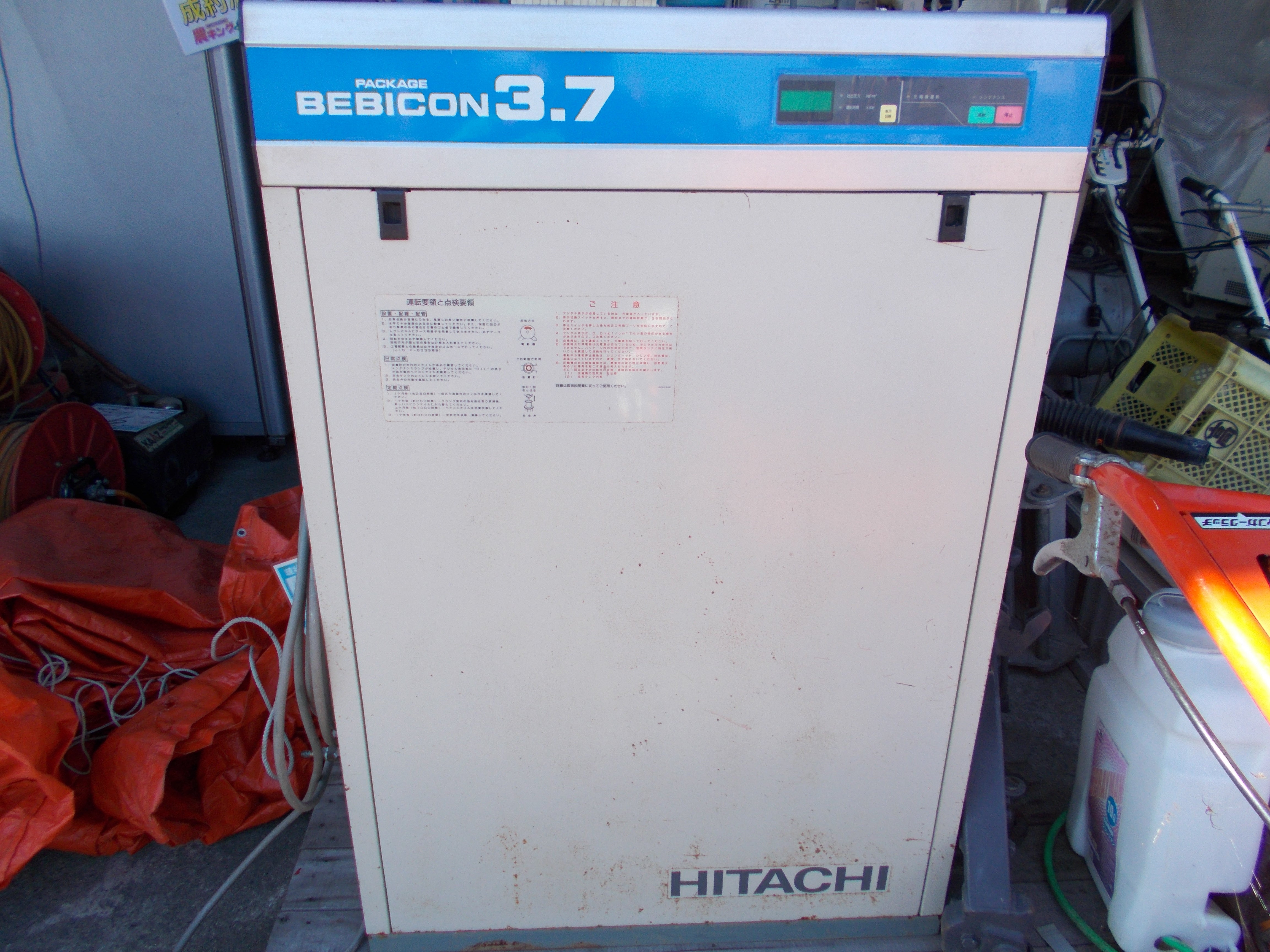 日立 中古 コンプレッサー PB-3.7X6 – 農キング