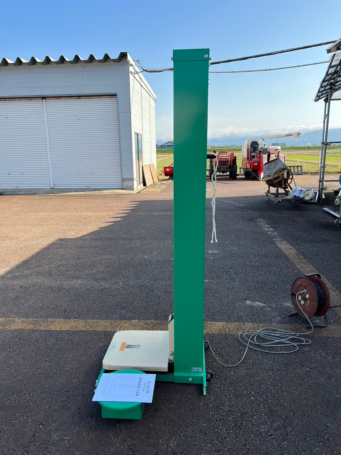 ホクエツ 中古 米袋昇降機【腰高・肩高で調整できます。】＊NRP-305A