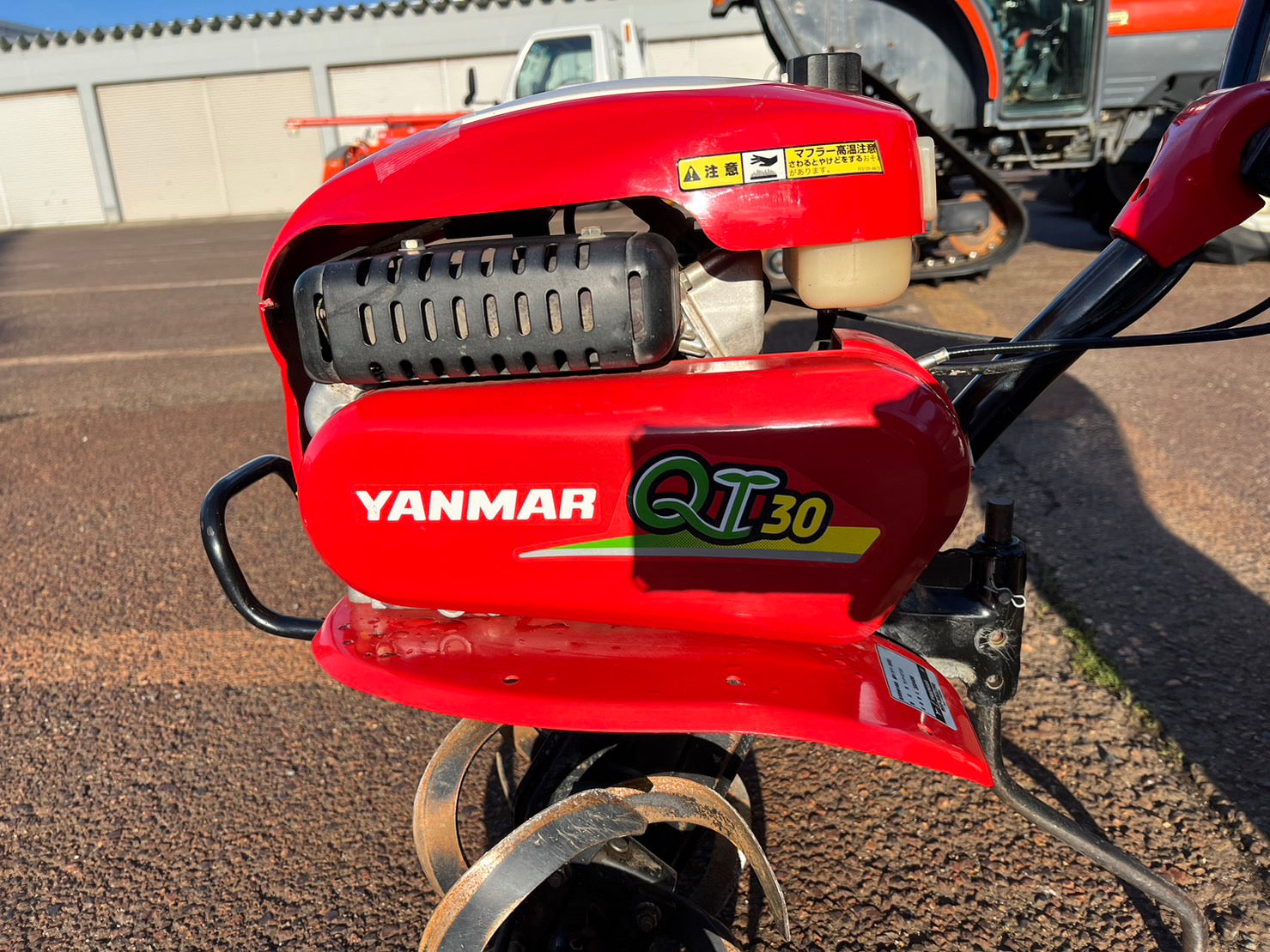 ヤンマー 中古 ミニ耕うん機【管理機】+スパイラルローター+中耕車輪