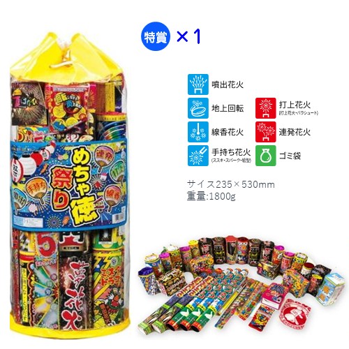 末等さえも豪華な花火抽選会（50名様用） | ノベルティ・販促ツールの