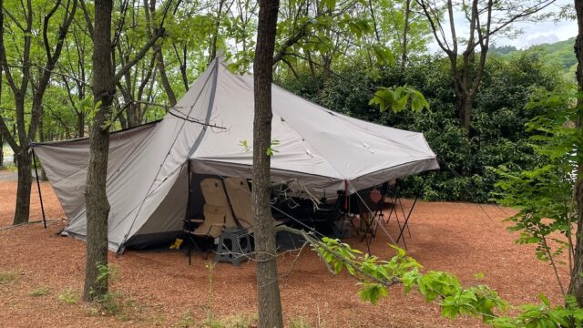 DOD ヤドカリテントのインナーマット、我が家は銀マット5枚で代用した