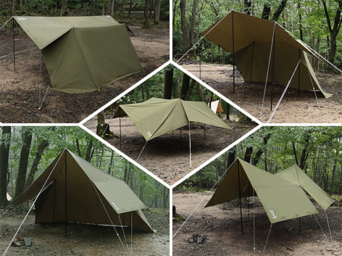 DOD新製品】『NUNO-ICHI（ヌノイチ）』は野営スタイルにピッタリな布1