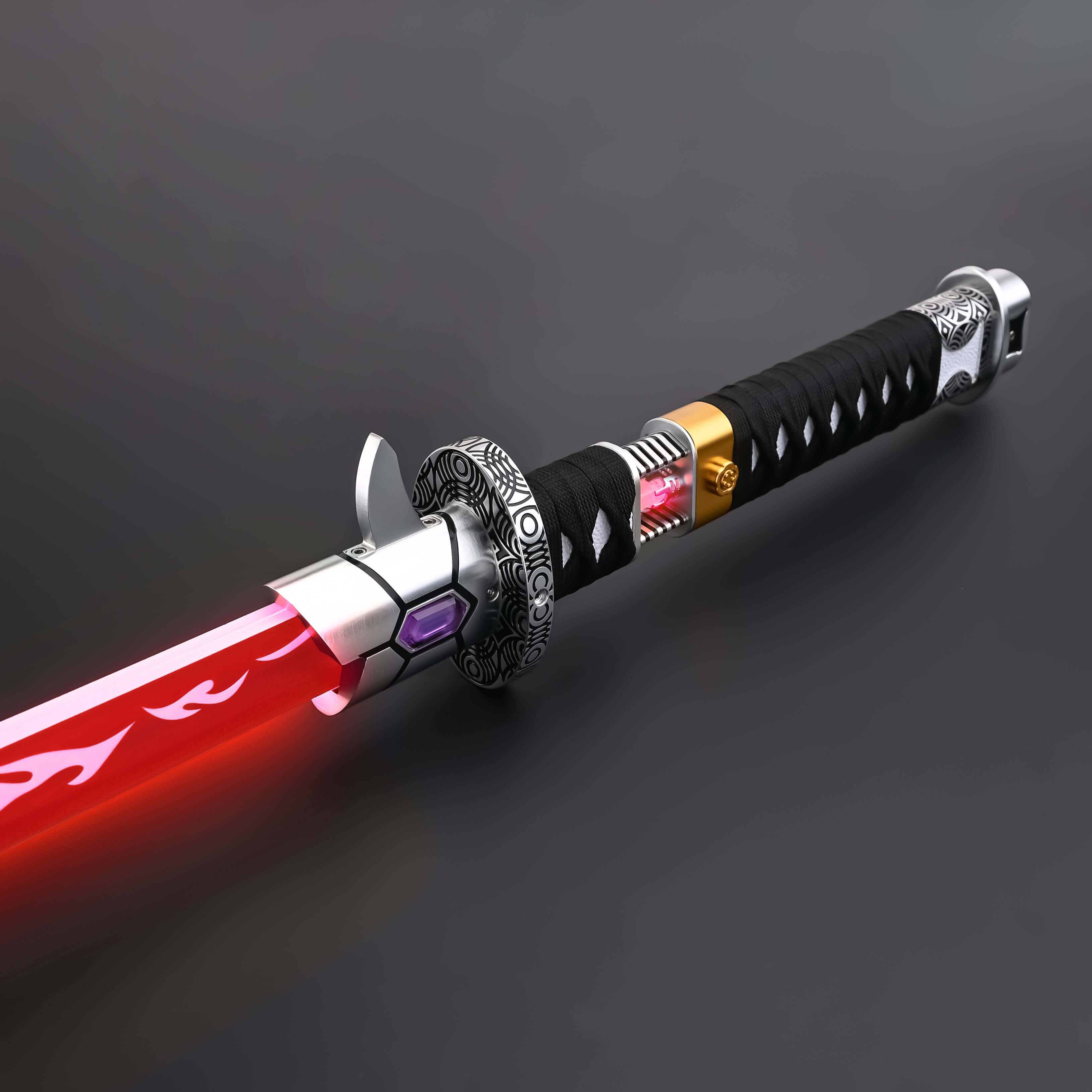 Shogun Lightsaber – Samurai-Inspired Purple Combat Saber | Nsabers