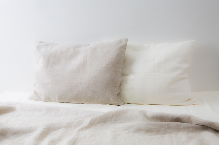 オーガニックリネン・フラットシーツ」【シングル】 &「オーガニック