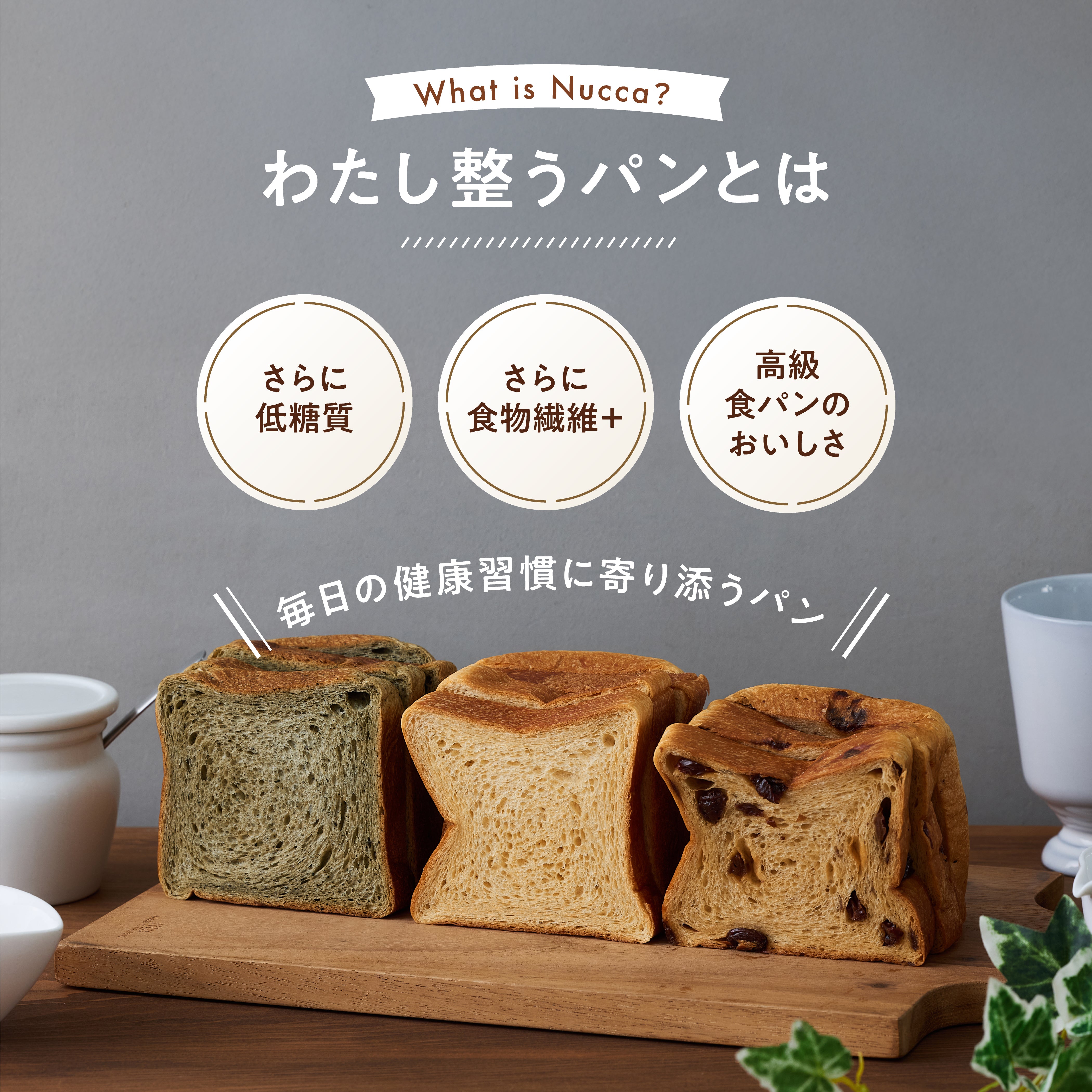 わたし整うパン （くるみ） – ロカボ・低糖質パンのNucca®