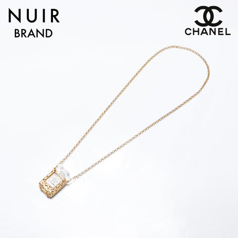 シャネル CHANEL 香水ボトル N°19 香水ケース ネックレス ゴールド