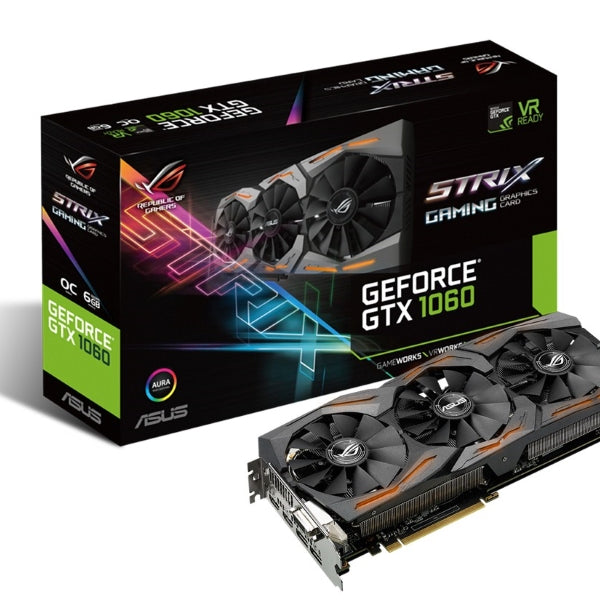 ASUS ROG STRIX-GTX1060-O6G-GAMING (GTX 1060) / OVERCLOCK WORKS