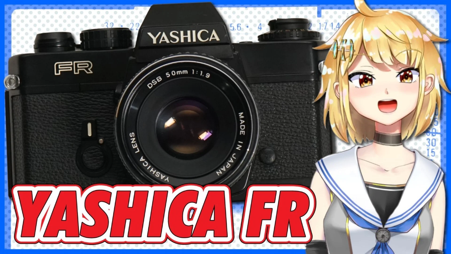 YASHICA FR & DSB 50mm F1.9 紹介と作例 – 御部スクラ バーチャルYouTuber